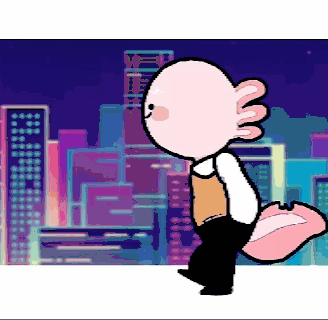 A GIF of Chiffon walking. A GIF of Chiffon walking.